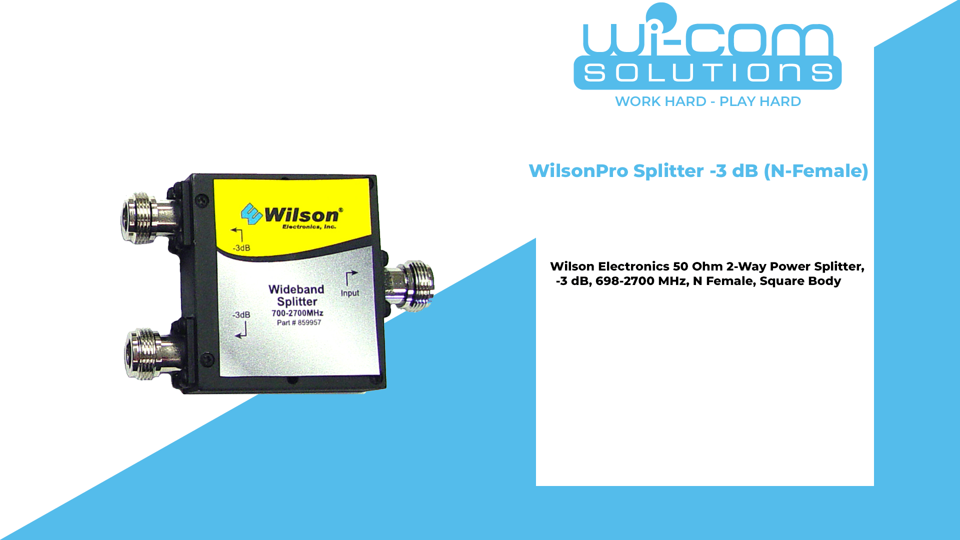 WilsonPro Splitter -3 dB (N-Female)
