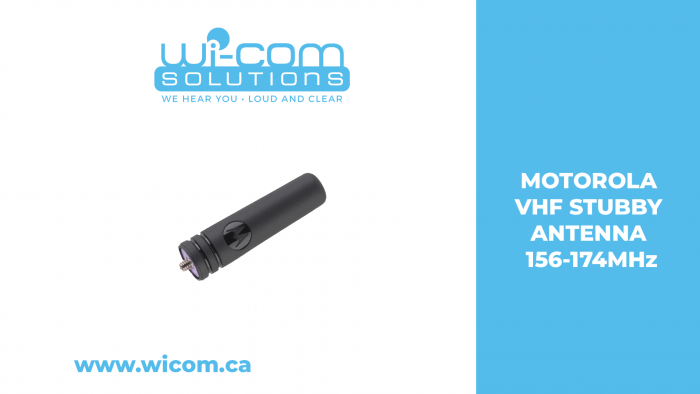 MOTOROLA VHF STUBBY ANTENNA 156-174MHz - Wi-Com Solutions Inc.