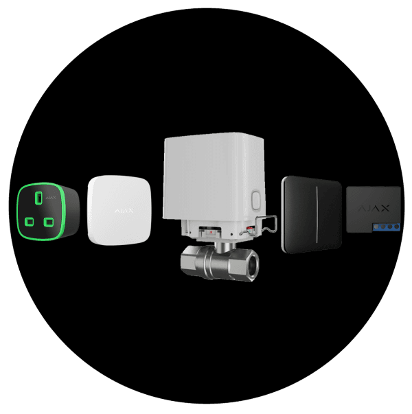 Ajax comfort and automation: smart socket, relay, water valve and controllers