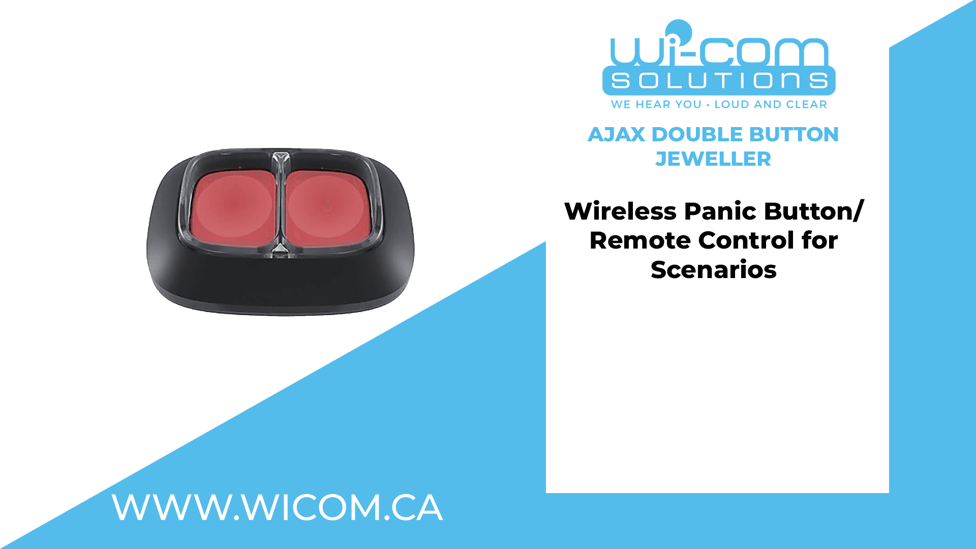 AJAX DOUBLE BUTTON JEWELLER