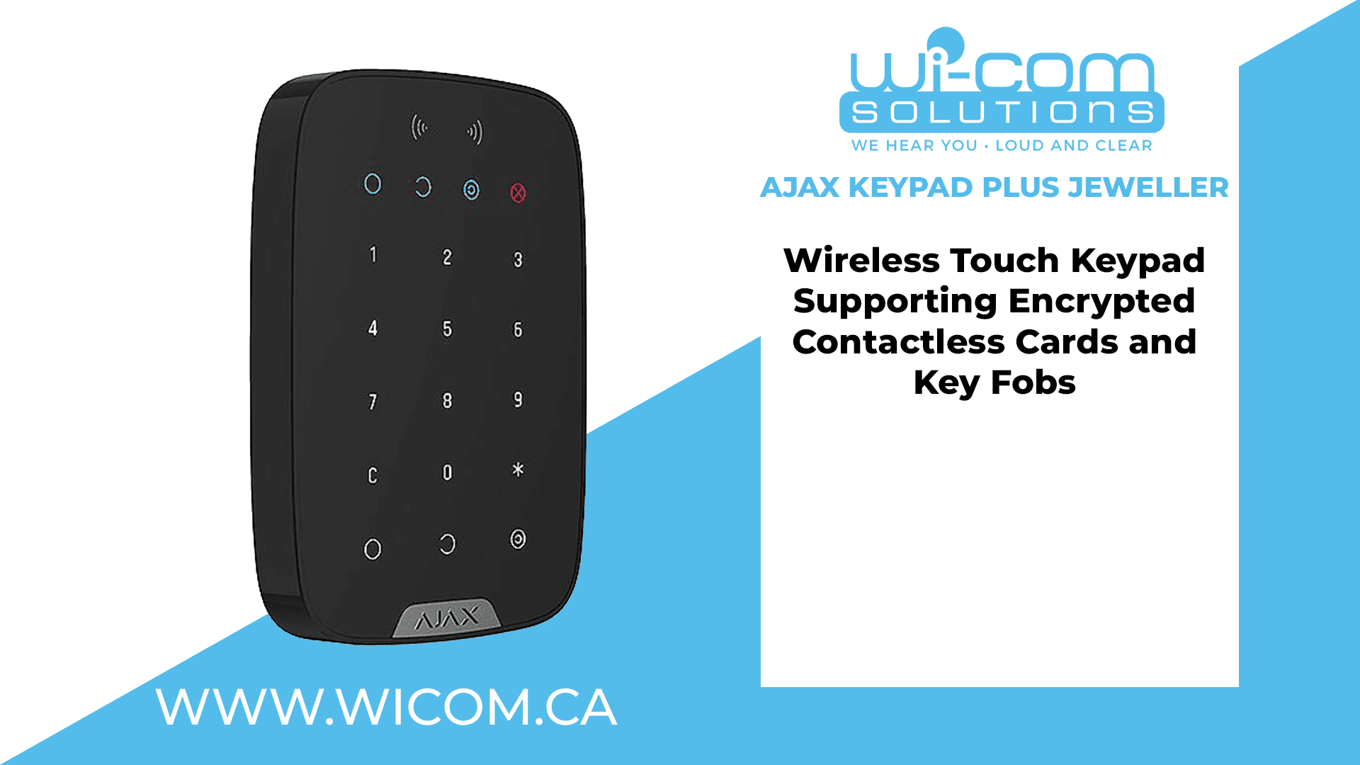 AJAX KEYPAD PLUS JEWELLER