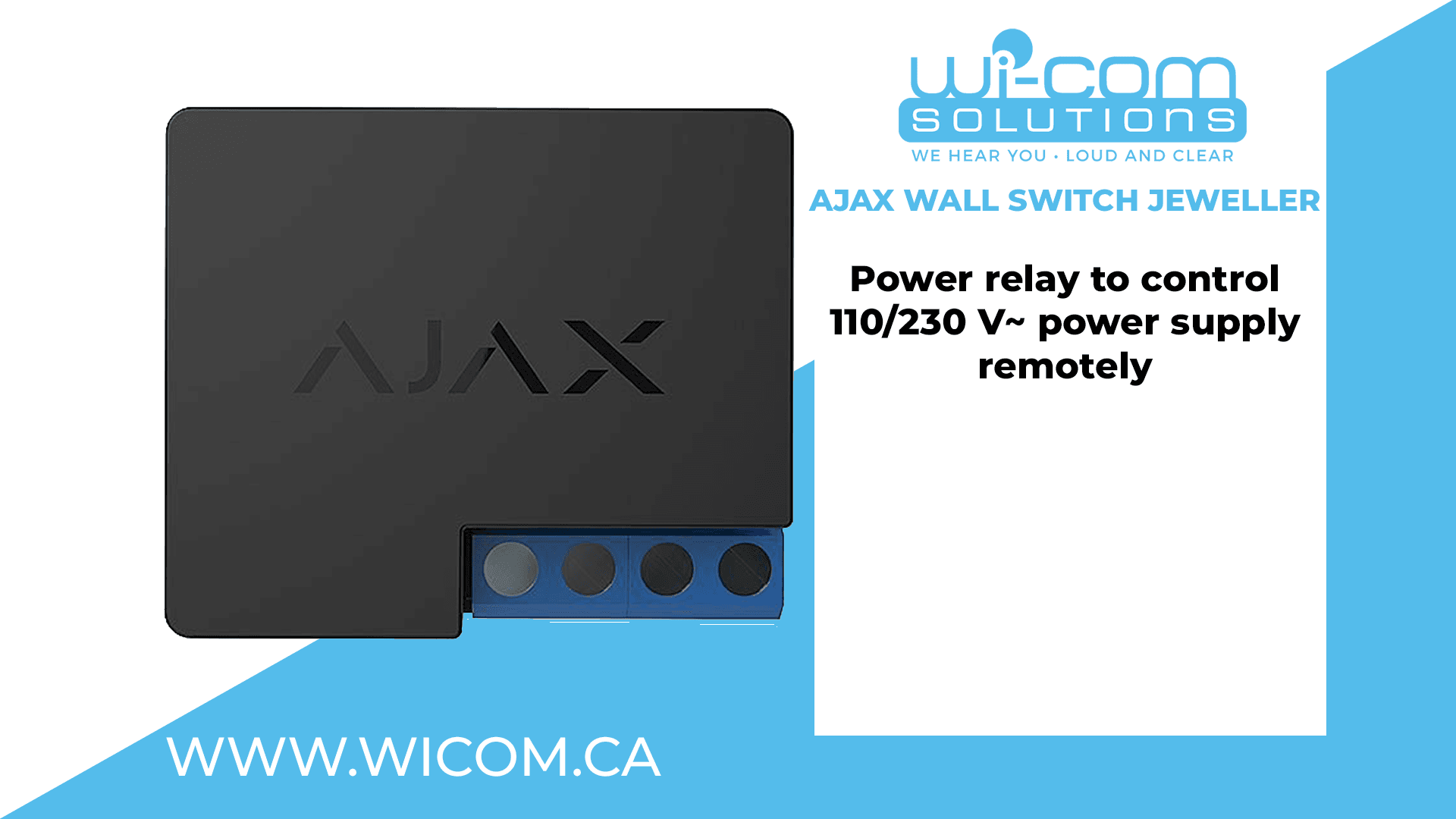 AJAX WALL SWITCH JEWELLER